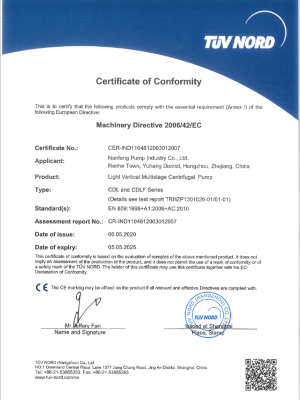  CE證書  CDL（F）係(xi)列